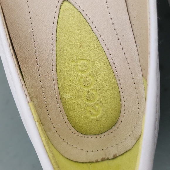 ECCO Angel White Ballerina Flat 35 - Picture 5 of 8